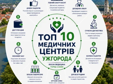 ТОП 10 медичних центрів Ужгорода: рейтинг, відгуки та як обрати